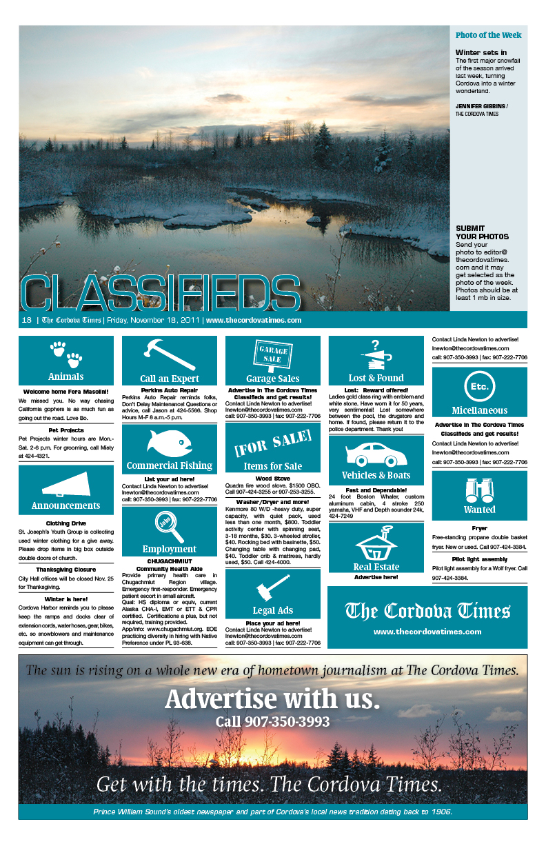 Chic 907 A whole new look for The Cordova Times