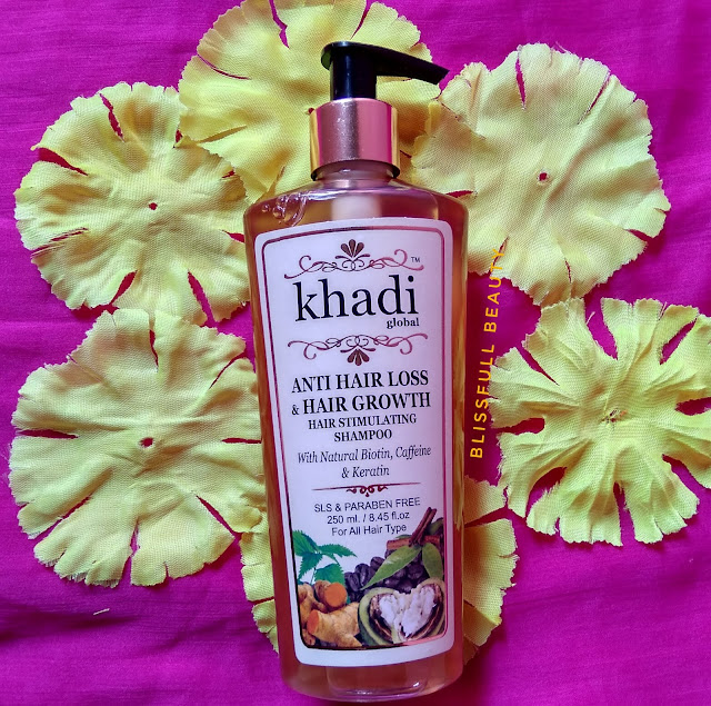 Khadi global anti hair loss & Hair growth hair stimulating shampoo Review