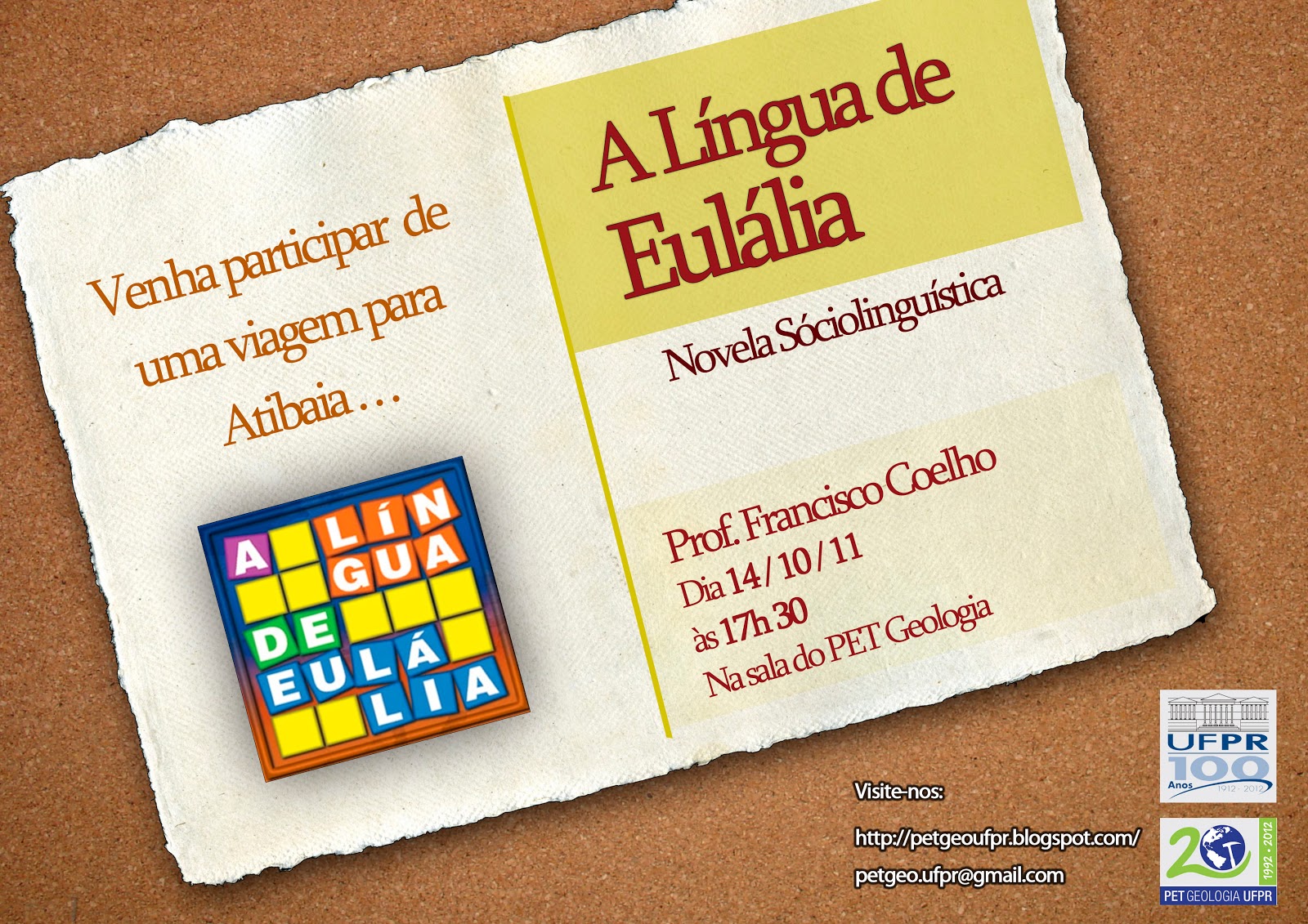 PET Geologia A Língua de Eulália