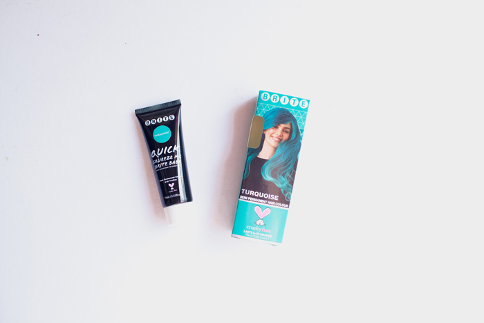 brite organix turquoise vegan pastel hair dye