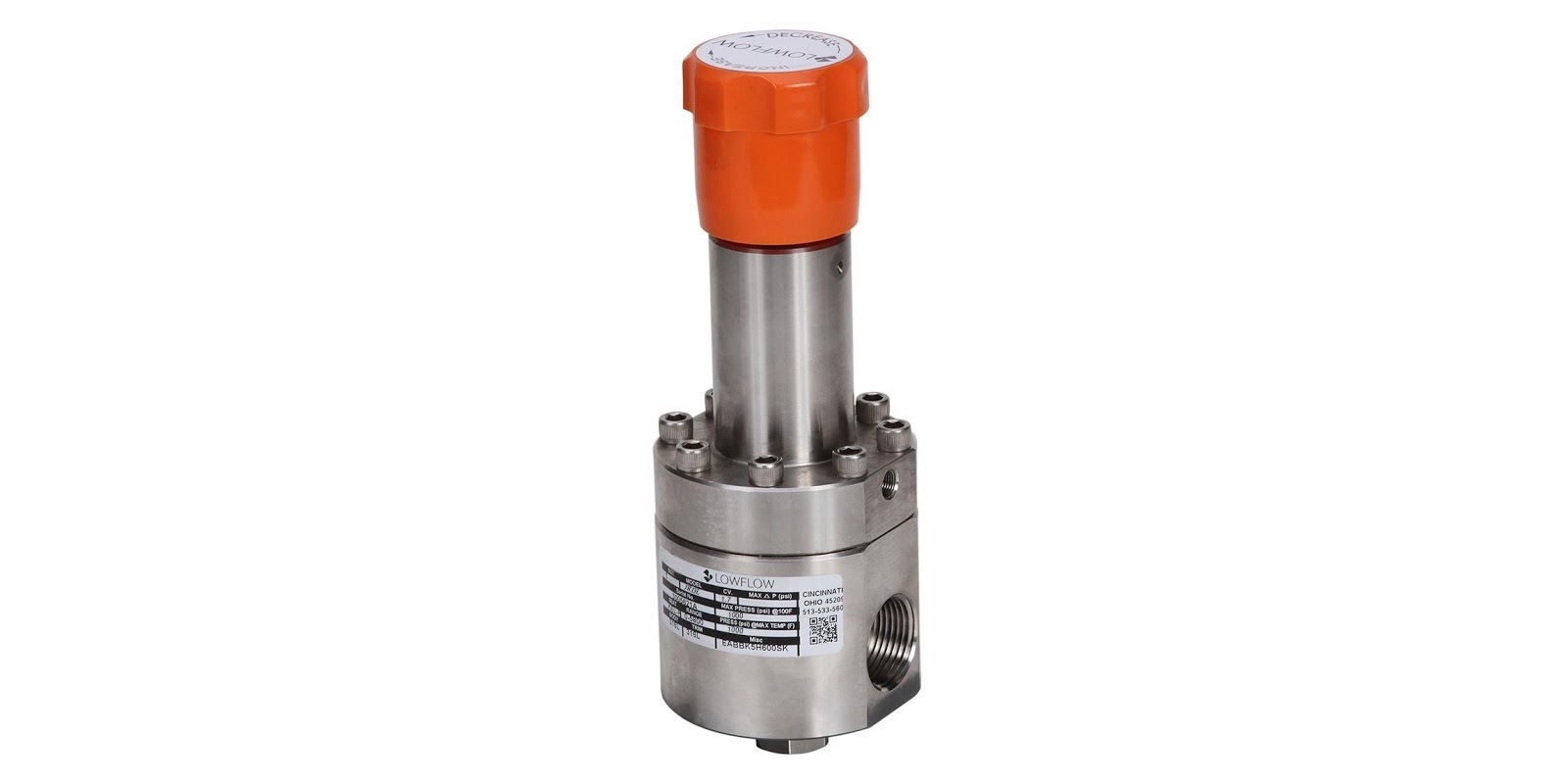 New Product Pressure Regulator For Very Low Flow Applications The