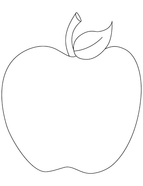 Teacher Apple Coloring Page Download Pages Print