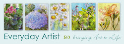 step watercolor paint origami lesliefehling hydrangea everyday artist fabric sketch tutorials