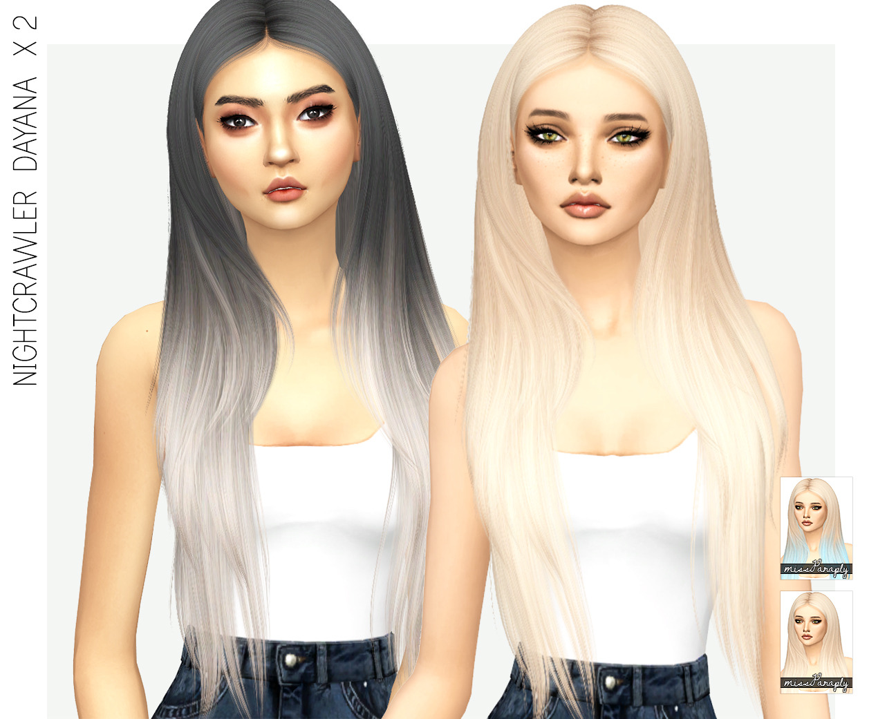 Sims 4 CC s The Best Hair By Missparaply Sims 4 CC s The Best Hair By Missparaply