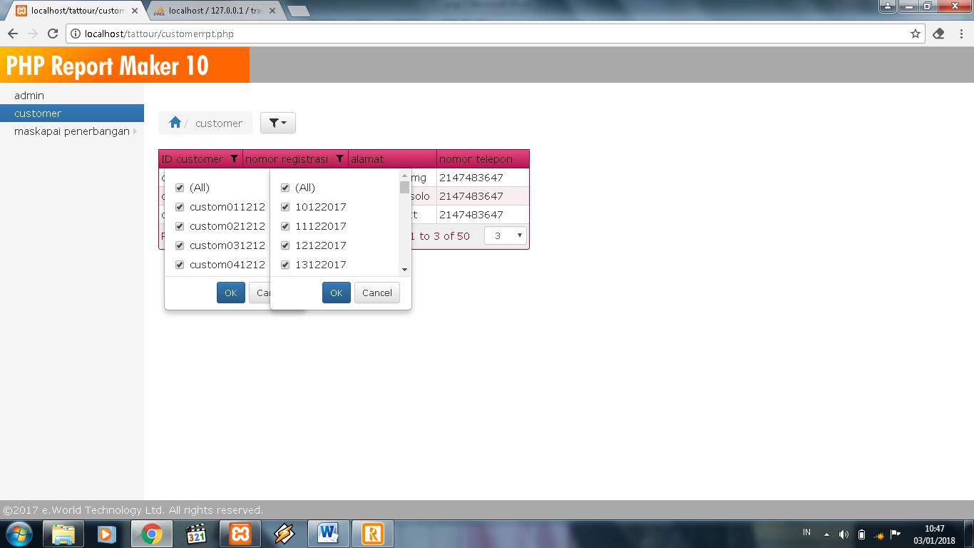 Php report. Php report