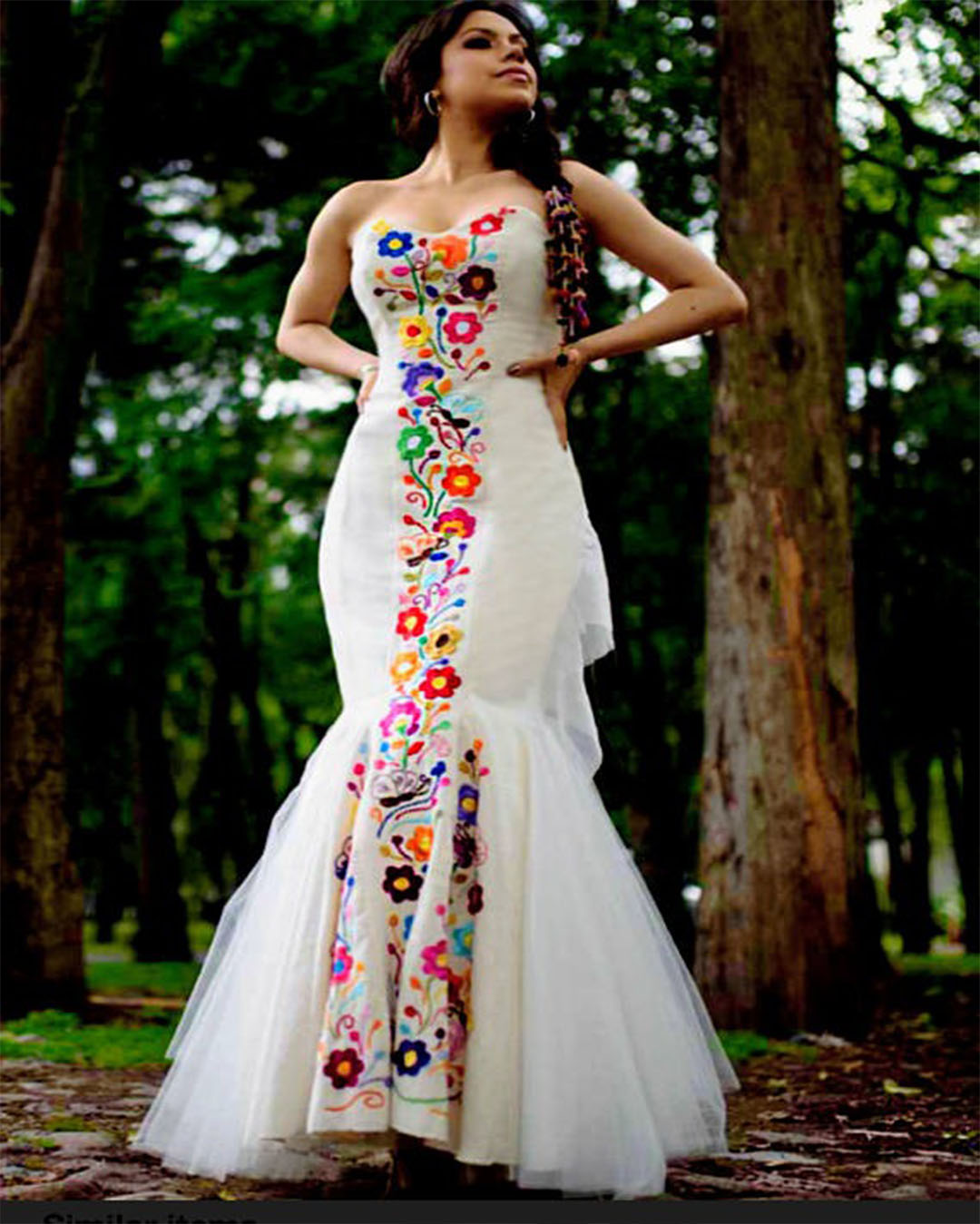 vestido de gala mexicano, image size:1080x1349