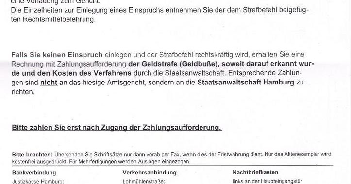 gerichtsverfahren und klageprozesse anschreiben strafbefehl 13 06 2016 - Einspruch Strafbefehl Muster gerichtsverfahren und klageprozesse anschreiben strafbefehl 13 06 2016 - Einspruch Strafbefehl Muster