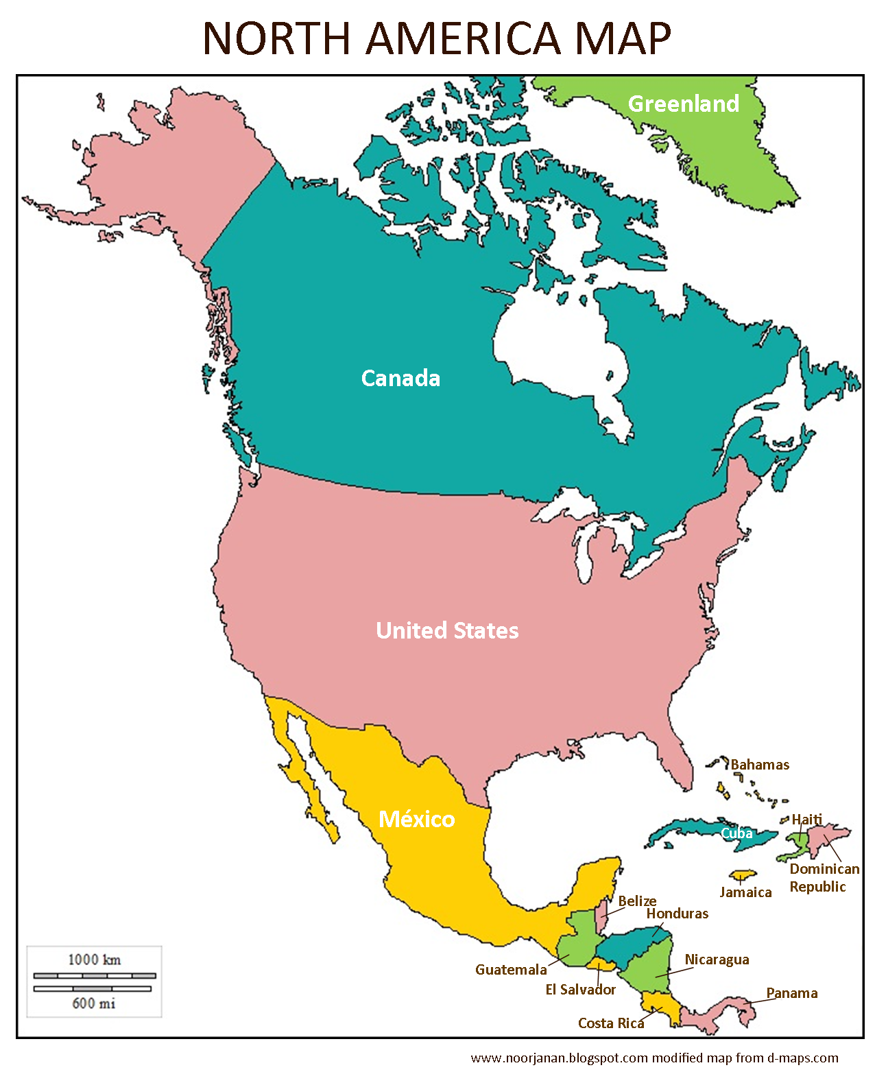Столица сша северной америки. Политическая карта Северной Америки со странами. Карта Северной Америки со странами. Карта Северной Америки Америки со странами. Карта Северной Америки со странами на английском.