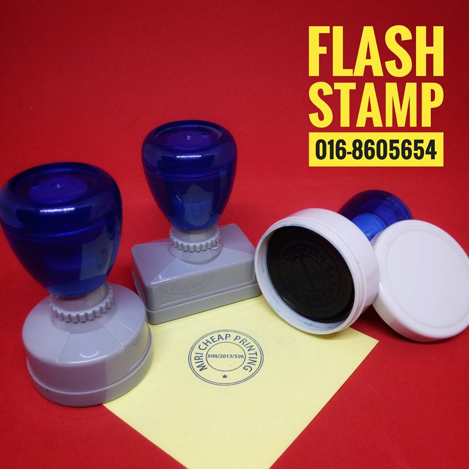 Solution to Your Printing Needs Flash Stamp di Miri Cheap Printing