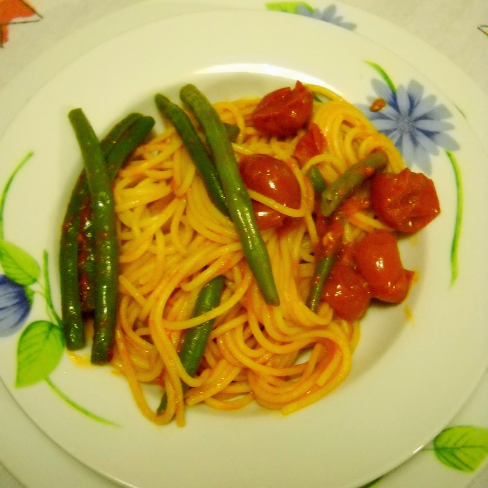 pasta coi fagiolini (pasta e teghe)