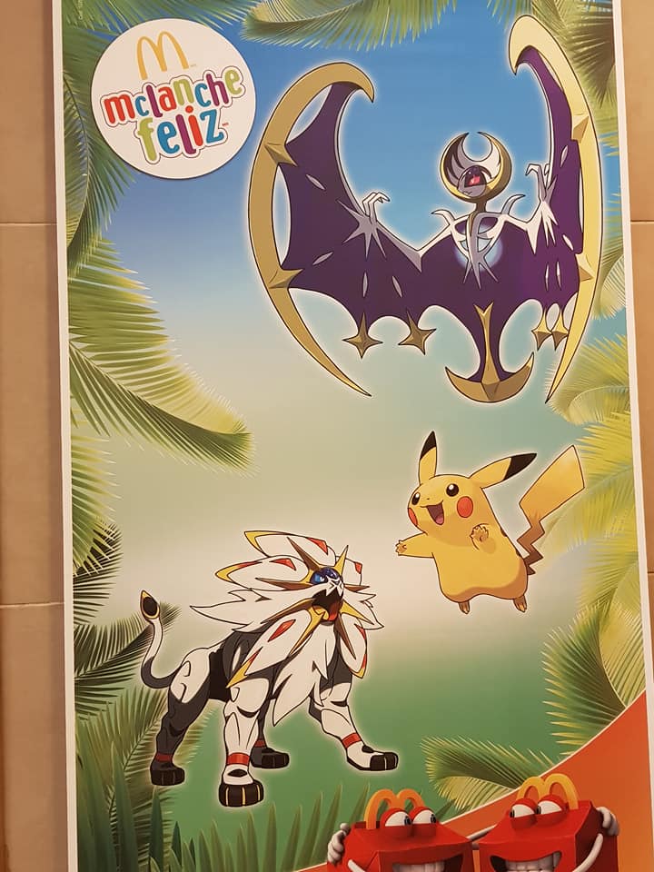 Coleção Pokémon Sun e Moon - Mc Lanche Feliz Dezembro 2017