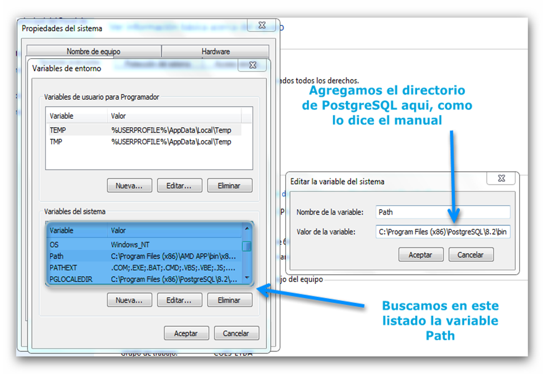 El Rincon Agregar Directorios A Variables De Entorno En Windows 7