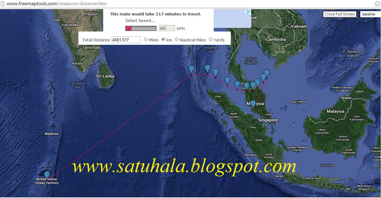 Satuhala: MH370 : Diego Garcia & Cerita Kapal Terbang