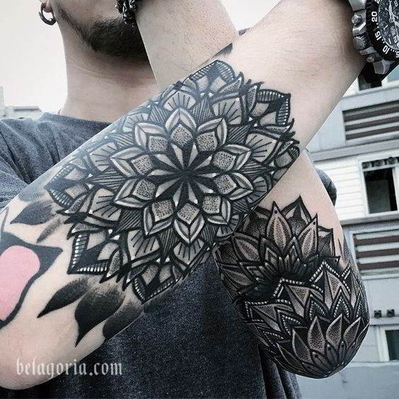 Foto de un Tatuaje de Mandala