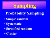 Probability sampling adalah