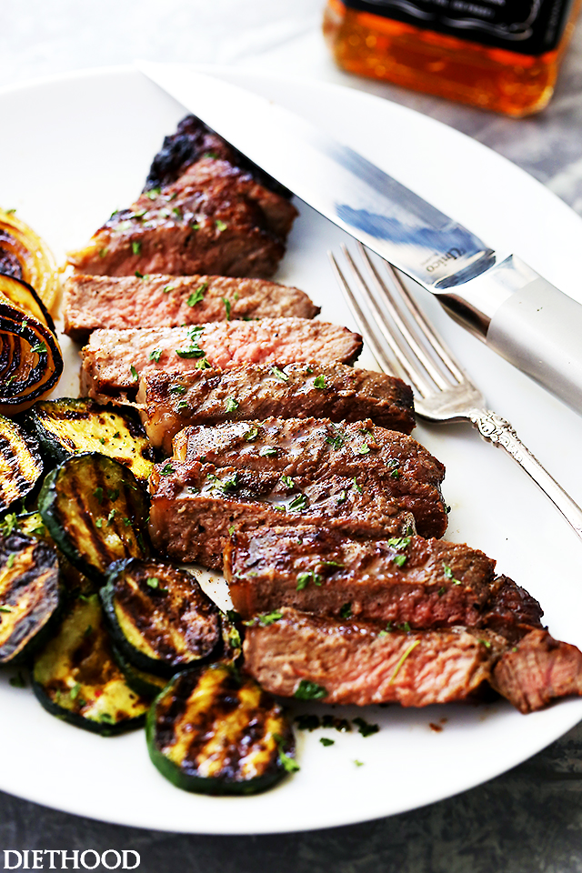 JACK DANIEL'S GRILLED STEAK RECIPE | Foodandcake789