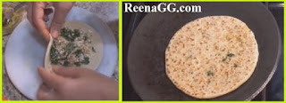 Sprouted Moong Masala Paratha step 2