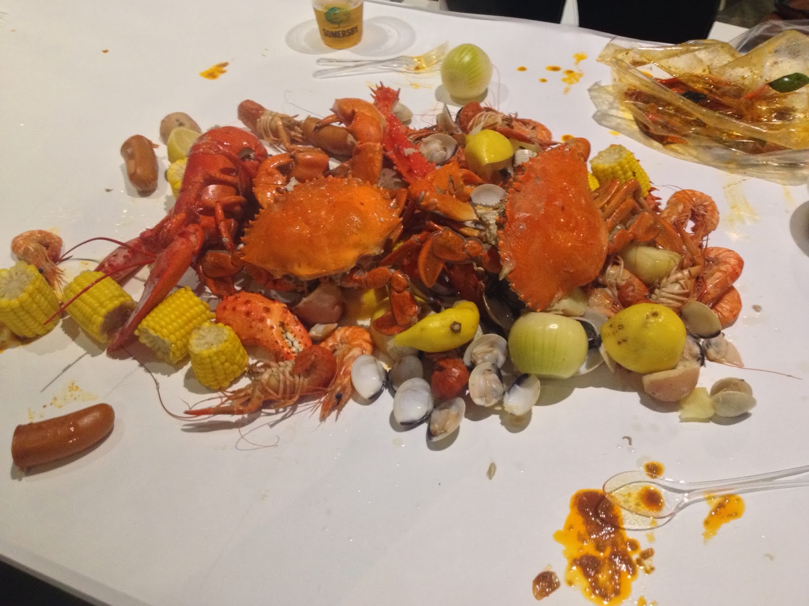 food+road trip Crab in da Bag East Coast Parkway, Singapore