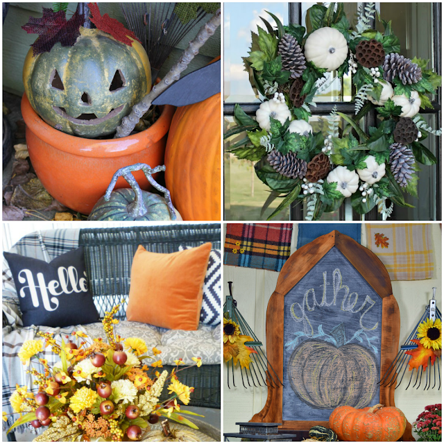 If you're looking for fall inspiration you won't want to miss these highlights from over 30 bloggers plus see who won the Country Sampler Christmas giveaway! fall tours at My Thrift Store Addiction