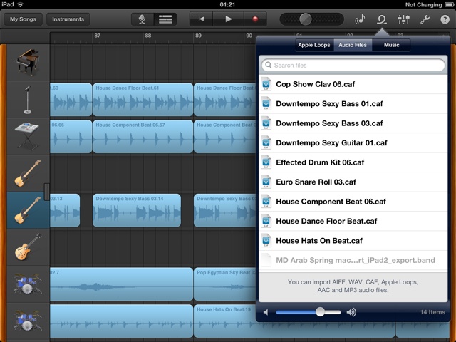 ipad mini garageband
