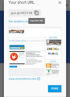 google shortner Best apps/websites to use to automatically share you blog/websites posts on all social media channels like Facebook, Twitter, Google+, Linkedin etc