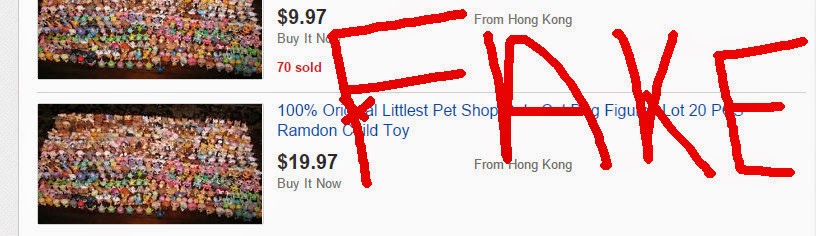 Fake Littlest Pet Shop on eBay