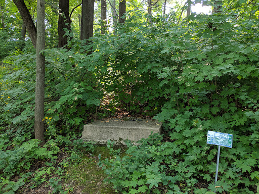 Remnants of the Tent Colony along the trail at UW Lakeshore Preserve Remnants of the Tent Colony along the trail at UW Lakeshore Preserve