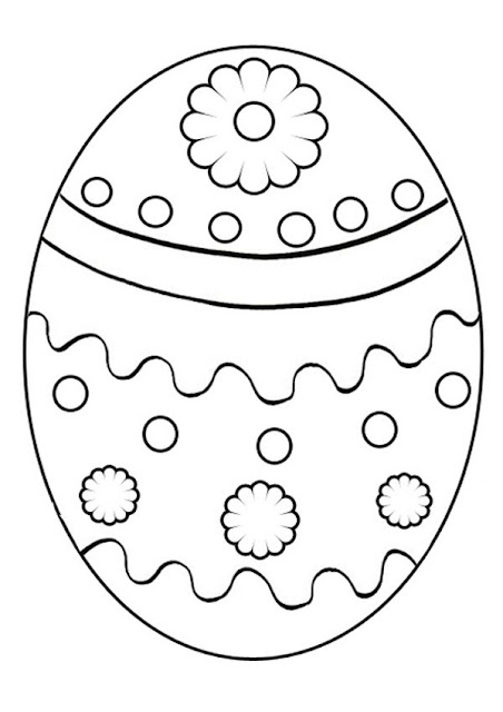 Easter Egg For Coloring