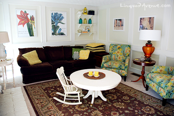 Linwood Avenue: family room and a house tour