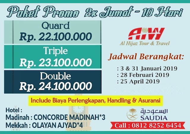 Umroh Promo 10 Hari