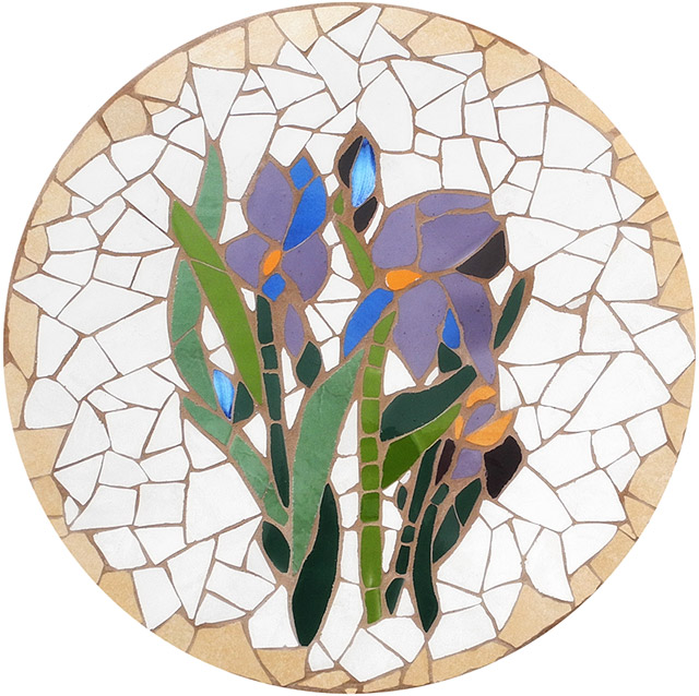 mozaika artystyczna - blat stolika