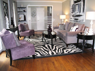 Ideas for Choosing a Living Room Rugs Area to Look Artful 8 zebra