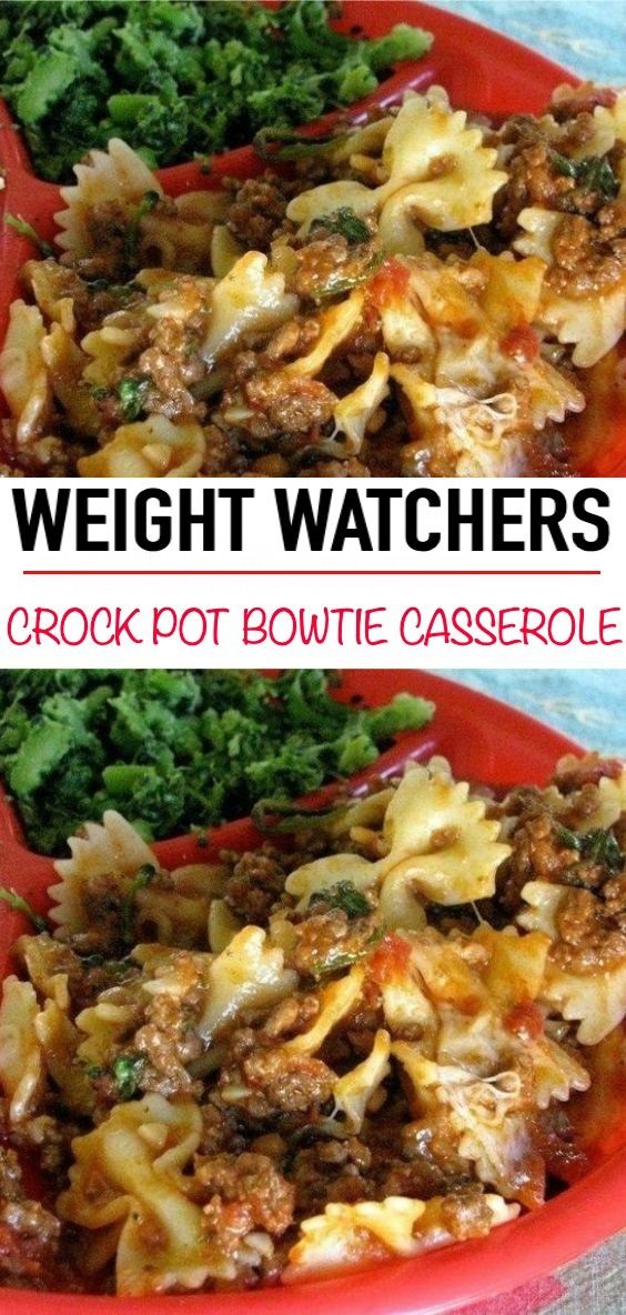Crock Pot Bowtie Casserole
