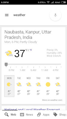 Google weather