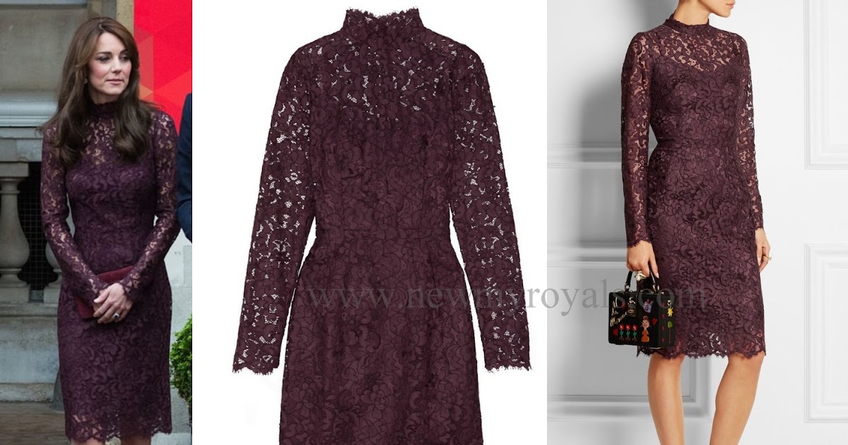 Kate Middleton wore Dolce & Gabbana Guipure Lace Dress