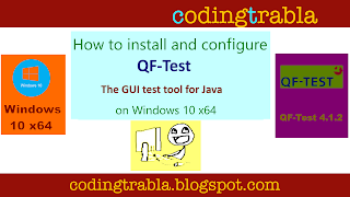 Install and configure QF-Test 4.1.2 - GUI test tool for Java & Web on Windows 10 x64