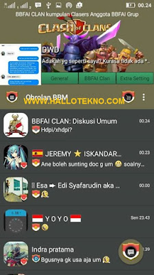 BBM Clash OF Clans Themes Apk For Android