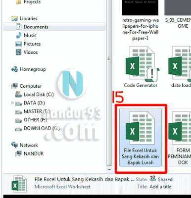 Microsoft Excel Bagi Pemula File Excel Nandur93