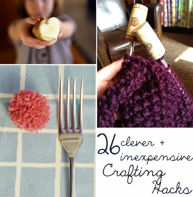 26 Clever And Inexpensive Crafting Hacks