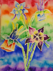 watercolor resist wax painting 8th grade teacher smart wash students