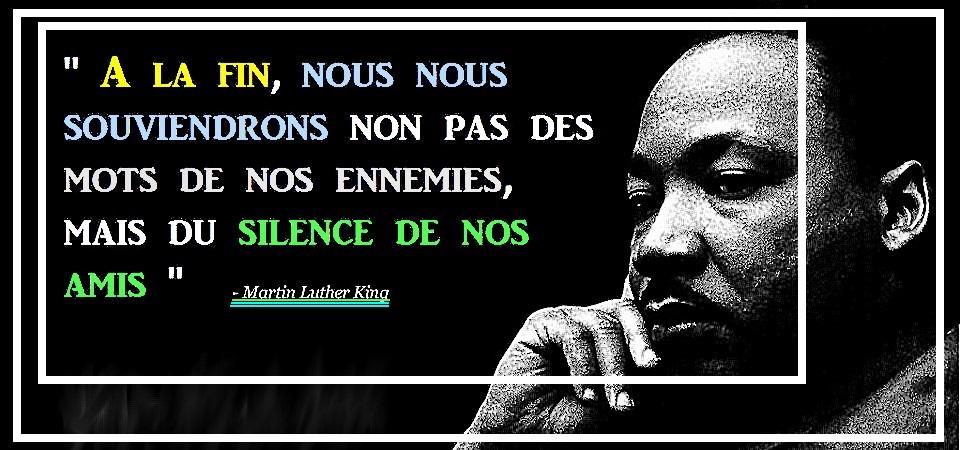 مدونة تـأمــلات مـحــمد بوعـلام عصامي Citation Martin Luther King الأزمة بين الأعداء والأصدقاء