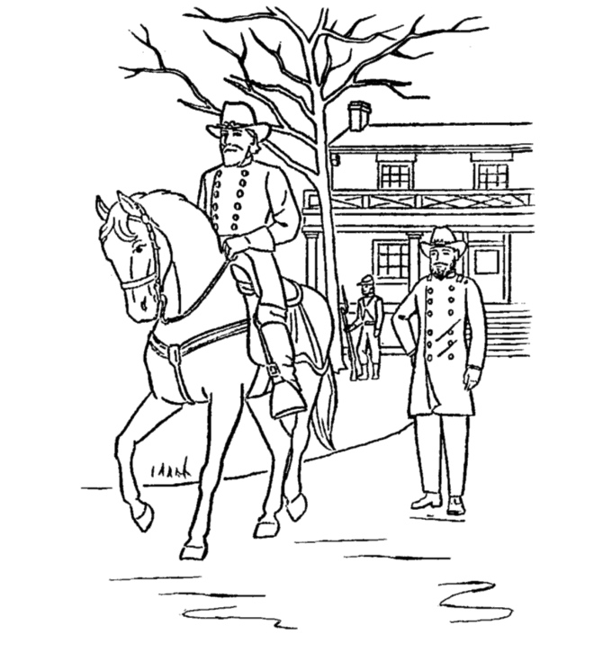 union and confederate flags coloring pages - photo #34