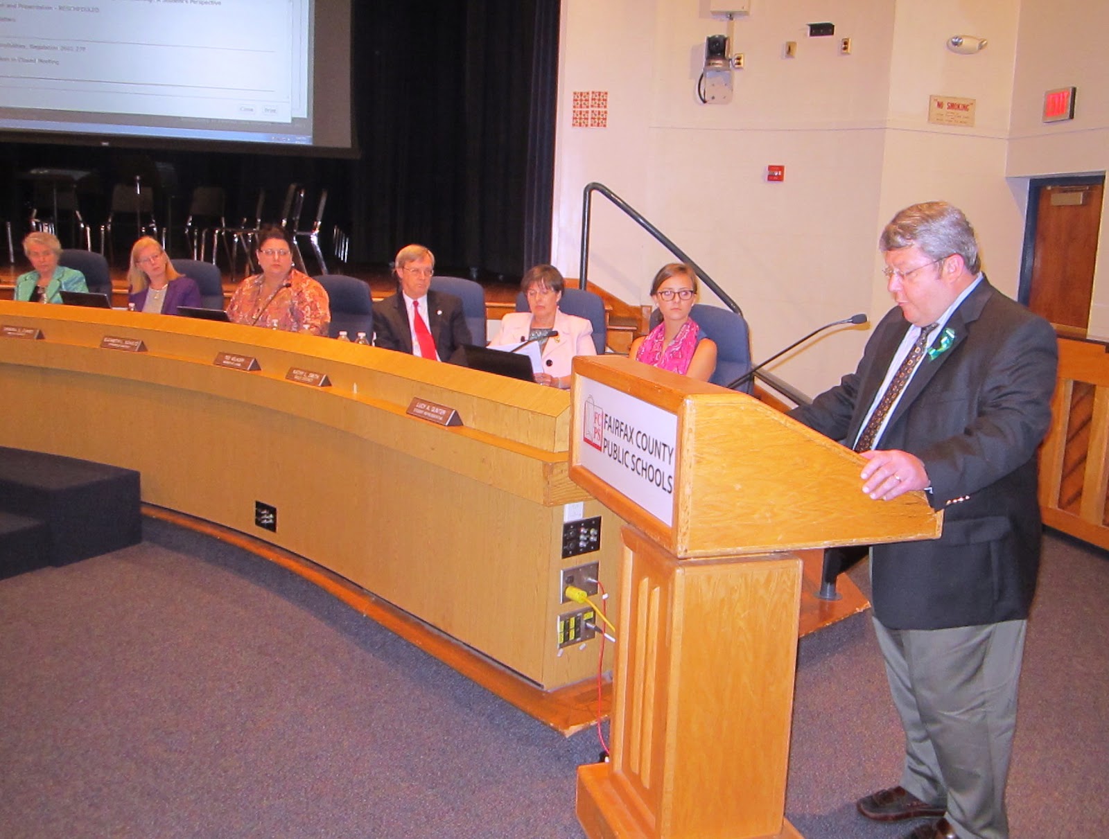 Fairfax County school board rejects strong language on parent