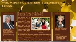 Wein, Winzersekt, Champagner-Spezialseite- Buch, Kultur und Lifestyle