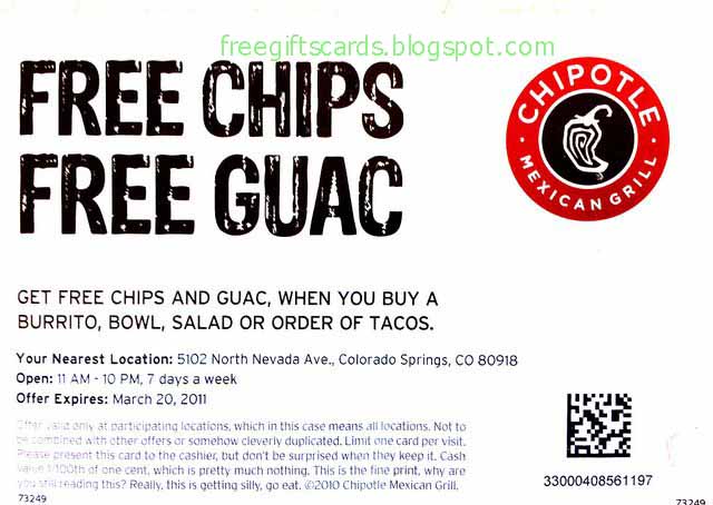 Chipotle Coupon Codes, Printable coupons, and Promo Codes