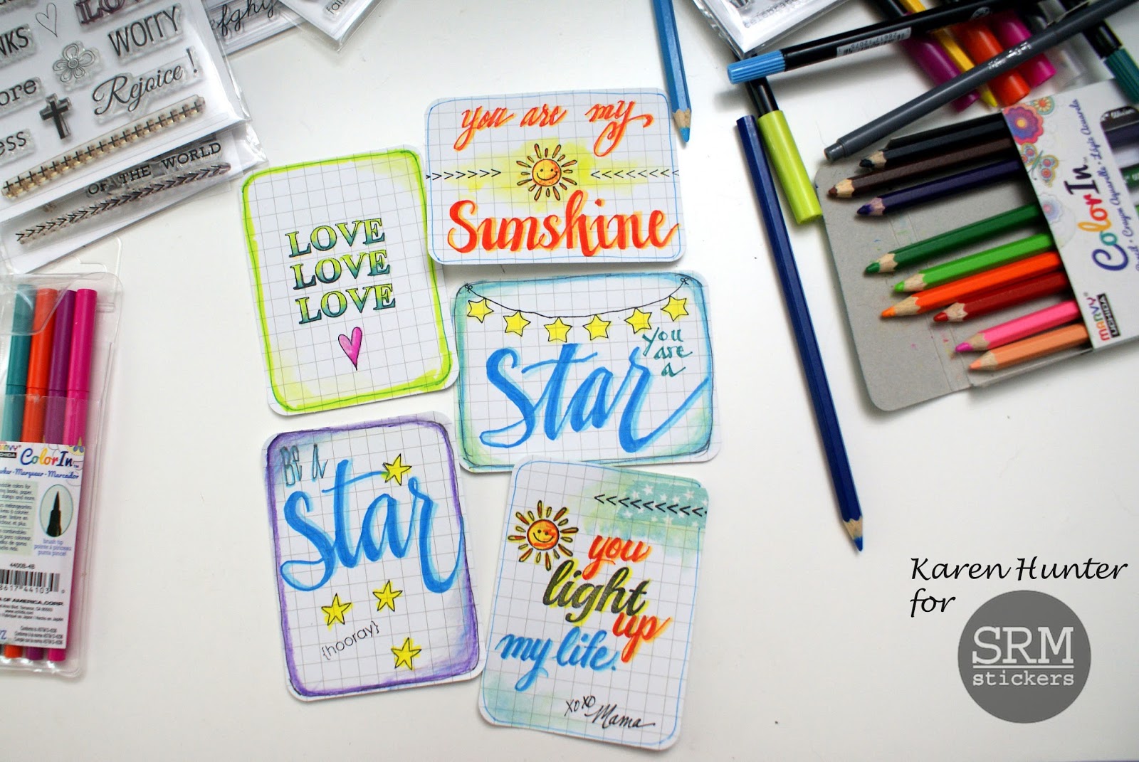 My SRM Faith And Planner Stamps Are Giving Me Great Inspiration For These Notes I Used Several Brush Markers LePlumeII ColorIn Watercolor My SRM Faith And Planner Stamps Are Giving Me Great Inspiration For These Notes I Used Several Brush Markers LePlumeII ColorIn Watercolor