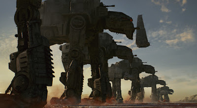 imagen de la película de star wars donde salen unos AT-M6