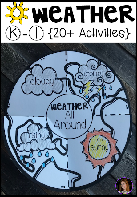 Are you looking for factual and fun weather activities for your kindergarten and first grade classroom?  Our weather unit is just what you need! 