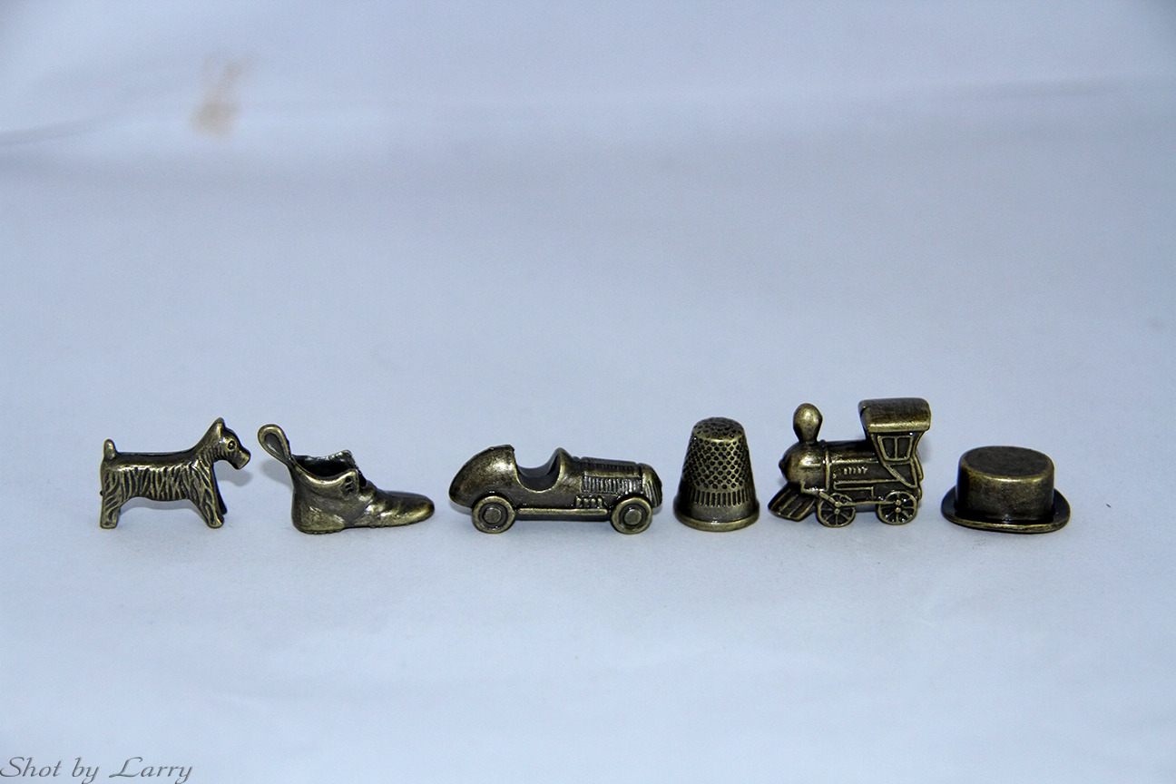Shot By Larry Original Monopoly Pieces