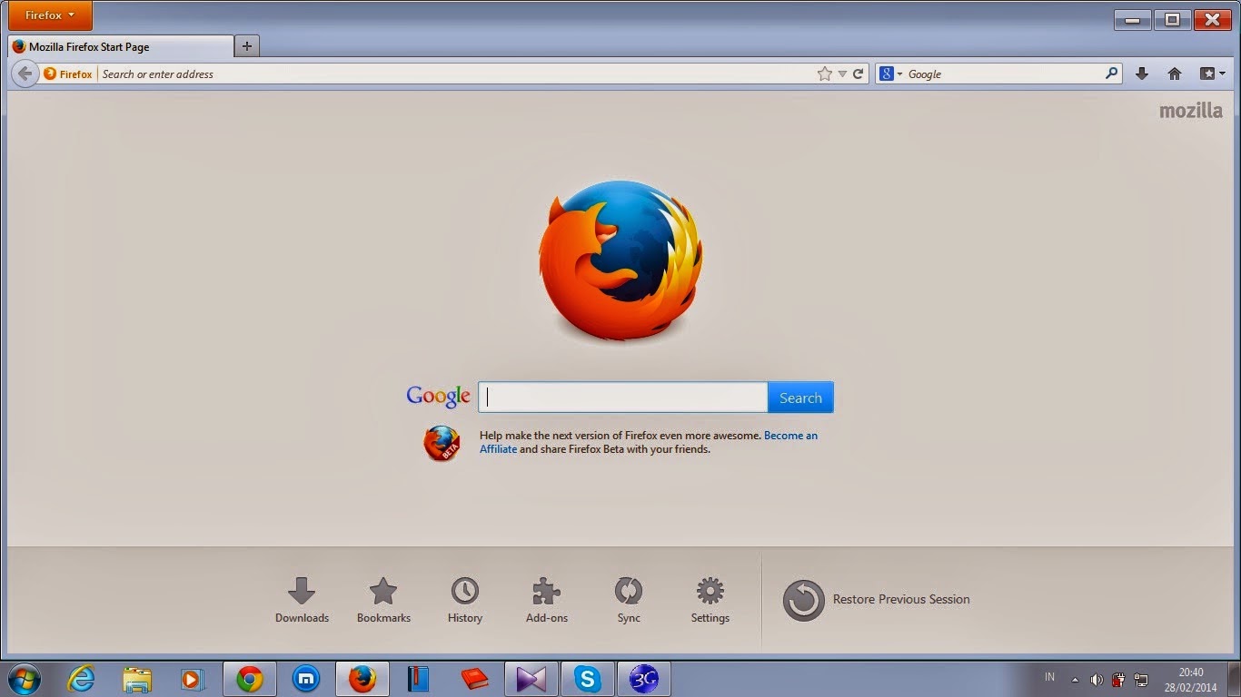 Free Download Mozilla Firefox 31.0 Beta 5 Update Terbaru 2014